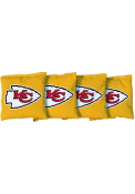 Kansas City Chiefs 4 Pc Corn Filled Cornhole Bags Tailgate Game