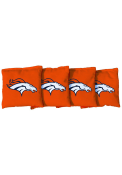 Denver Broncos 4 Pc Corn Filled Cornhole Bags Tailgate Game