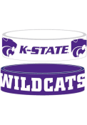 K-State Wildcats Kids 2pk Bulky Bands Bracelet - Purple