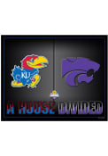 Kansas Jayhawks 8X10 House Divided Unframed Poster