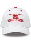 Nebraska Cornhuskers The Game Bar Adjustable Hat - White