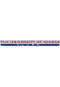 Kansas Jayhawks Full Name Color Alumni Auto Strip - Blue