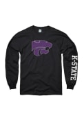 Black Youth K-State Wildcats Mascot T-Shirt