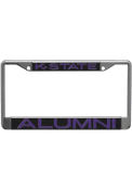 K-State Wildcats Silver Chrome License Frame