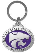 K-State Wildcats Purple Pewter Keychain