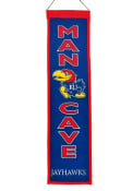Kansas Jayhawks 8x32 Man Cave Banner