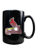 St Louis Cardinals 15oz Black Mug