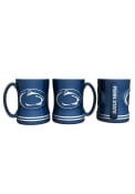 Penn State Nittany Lions 15oz Blue Sculpted Mug Mug