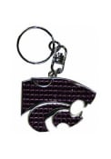 Purple K-State Wildcats Shanghi Diamond Keychain