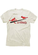 Stan Musial St Louis Cardinals Ivory Tri-Blend Fashion Player Tee