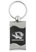 Missouri Tigers Black Wave Keychain