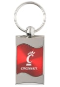 Red Cincinnati Bearcats Red Wave Keychain