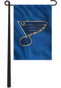 St Louis Blues 10.5x15 Blue Garden Flag