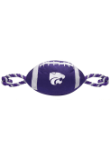 Purple K-State Wildcats Nylon Football Pet Toy