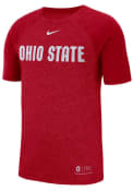 Ohio State Buckeyes Marled Raglan Fashion T Shirt - Red