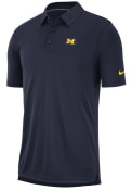Michigan Wolverines Nike Col M NK Polo Polo Shirt - Navy Blue