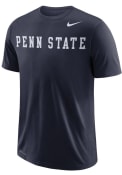 Penn State Nittany Lions Wordmark T Shirt - Navy Blue