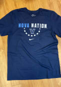 Villanova Wildcats Nike Team T Shirt - Navy Blue
