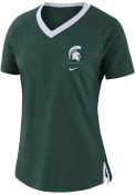 Michigan State Spartans Womens Nike Basketball Fan T-Shirt - Green