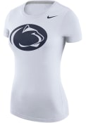 Penn State Nittany Lions Womens Nike Logo Scoop Neck T-Shirt - White