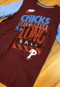 Philadelphia Phillies Nike Chicks Dig T Shirt - Red