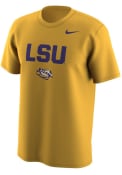 LSU Tigers Nike Logo Performance T Shirt - Gold