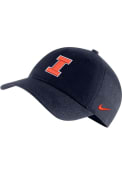 Illinois Fighting Illini Nike H86 Logo Adjustable Hat - Navy Blue