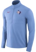 Texas Rangers Nike Element 1/4 Zip Pullover - Light Blue