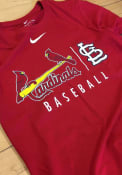 St Louis Cardinals Nike Practice T Shirt - Red
