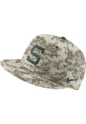 Michigan State Spartans Nike Aero True On-Field Baseball Fitted Hat - Green