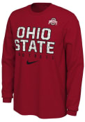 Ohio State Buckeyes Nike Football T Shirt - Red