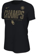 Baylor Bears Womens Nike 2021 National Champions T-Shirt - Black