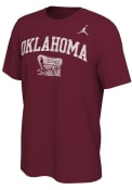 Oklahoma Sooners Nike Jordan Vault T Shirt - Cardinal
