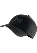 Michigan Wolverines Nike Tonal H86 Adjustable Hat - Black