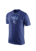 Nike Kansas City Royals Blue Local Phrase Tee