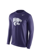 Nike K-State Wildcats Purple Logo Tee