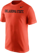 Nike Oklahoma State Cowboys Orange Wordmark Tee Tee