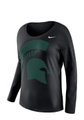 Nike Michigan State Spartans Womens Tailgate Scoop Neck Tee