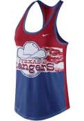 Texas Rangers Womens Nike Dri-Blend Cooperstown Tank Top - Blue