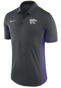 K-State Wildcats Nike Evergreen Polo Shirt - Charcoal