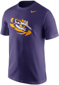 Nike LSU Tigers Purple Logo Tee