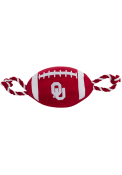 Oklahoma Sooners Nylon Football Pet Toy