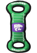 Green K-State Wildcats Field Tug Pet Toy