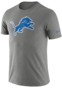 Nike Detroit Lions Grey Essential Logo Tee