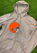Cleveland Browns Nike Logo Essential Hood - Grey
