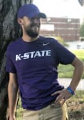 K-State Wildcats Nike Word T Shirt - Purple