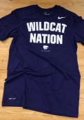 K-State Wildcats Nike Phrase T Shirt - Purple