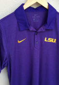 LSU Tigers Nike Breathe Polo Shirt - Purple