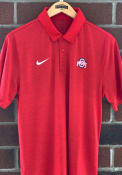 Ohio State Buckeyes Nike Breathe Polo Shirt - Red