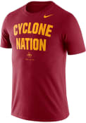 Iowa State Cyclones Nike Phrase T Shirt - Crimson